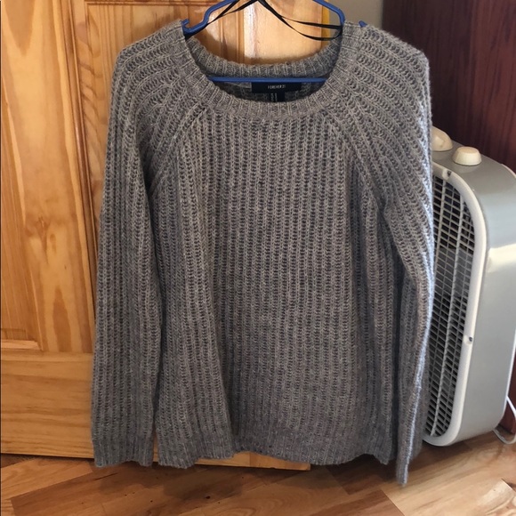 Grey Forever 21 Sweater - Picture 3 of 4
